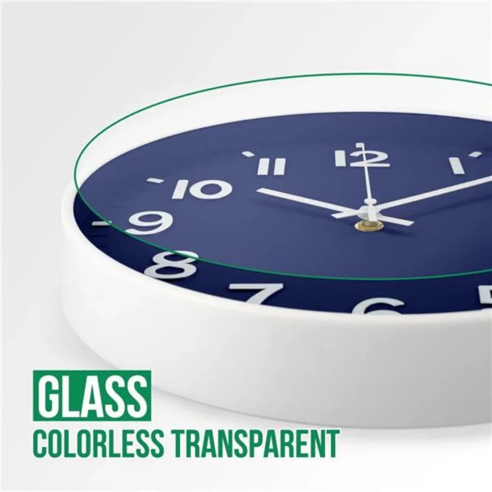 Wall Clocks Battery Operated,12 inch Silent Non Ticking Modern Wall